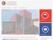 Tablet Screenshot of construccionsdesmo.com